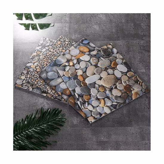 Flexible Natural Stone Cladding Black Bathroom Display Mosaic Wall Tiles for Background